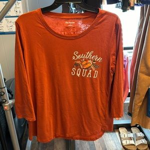 Kim Rogers 3/4 Sleeve Top L